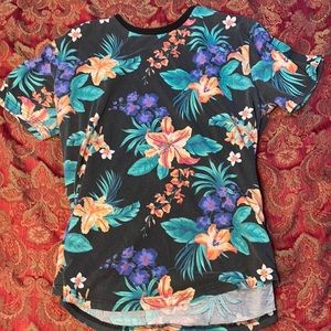 Floral, Large, T-Shirt